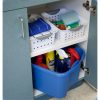 Sterilite 16228012 Small Plastic Storage Bin Organizer Baskets, White, 12-pack