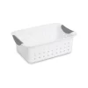 Sterilite 16228012 Small Plastic Storage Bin Organizer Baskets, White, 12-pack
