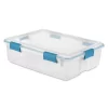 Sterilite 37 Qt. Gasket Box Blue Aquarium