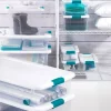 Sterilite Plastic 6 Quart Storage Box Container with Latching Lid, 24 Pack