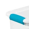 Sterilite Plastic 6 Quart Storage Box Container with Latching Lid, 24 Pack