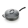 T-fal E76582 Ultimate Hard Anodized, Nonstick 5 Qt. Jumbo Cooker, Black, 5 Quart, Grey