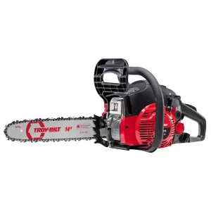 Troy-Bilt TB4214 14 in. 42 cc 2-Cycle Lightweight Gas Chainsaw with Automatic Chain Oiler