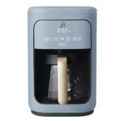 Beautiful 14 Cup Programmable Touchscreen Coffee Maker, Cornflower Blue by Drew Barrymore