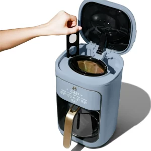 Beautiful 14 Cup Programmable Touchscreen Coffee Maker, Cornflower Blue by Drew Barrymore