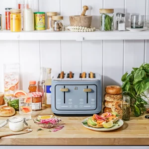 Beautiful 4 Slice Toaster, Cornflower Blue by Drew Barrymore
