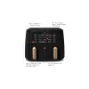 Beautiful 9QT TriZone Air Fryer, Black Sesame by Drew Barrymore