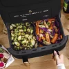 Beautiful 9QT TriZone Air Fryer, Black Sesame by Drew Barrymore