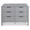 Carter's by DaVinci Colby 6 Drawer Double Dresser, Gray