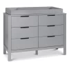 Carter's by DaVinci Colby 6 Drawer Double Dresser, Gray