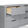 Carter's by DaVinci Colby 6 Drawer Double Dresser, Gray