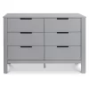 Carter's by DaVinci Colby 6 Drawer Double Dresser, Gray