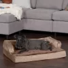 FurHaven Plush & Velvet Orthopedic Comfy Couch Dog & Cat Bed