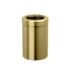 Gatco 1910B Modern Round Wastebasket, Brushed Brass