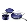 Granitestone Nonstick Pots and Pans Set 5 Piece Nonstick Cookware Set Stay Cool Handles