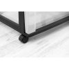 Iris 5 Drawer Rolling Storage Cart, 1 Pack, Black