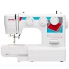 Janome MOD-19 Easy-to-Use Sewing Machine with 19 Stitches, Automatic Needle Threader and 5-Piece Feed Dogs