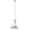 Kichler 82287 Minnow 3-Light Distressed Antique White Coastal Chandelier