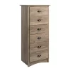 Lark Manor Alyrah 6 Drawer 23.25 W Lingerie Chest, Drifted Gray