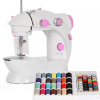 NEX Cute Pink Dual Speed Full-Range Sewing Machine with Bobbins & Sewing Thread