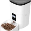 Petdiary Automatic Dog & Cat Feeder, White, Medium