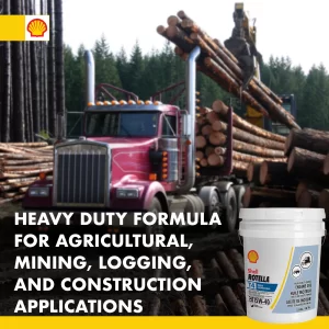 Shell Rotella T4 Triple Protection 15W-40 Diesel Motor Oil, 5 Gallon Pail