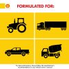 Shell Rotella T5 Synthetic Blend 10W-30 Diesel Engine Oil, 1-Gallon, 3 Pack Case