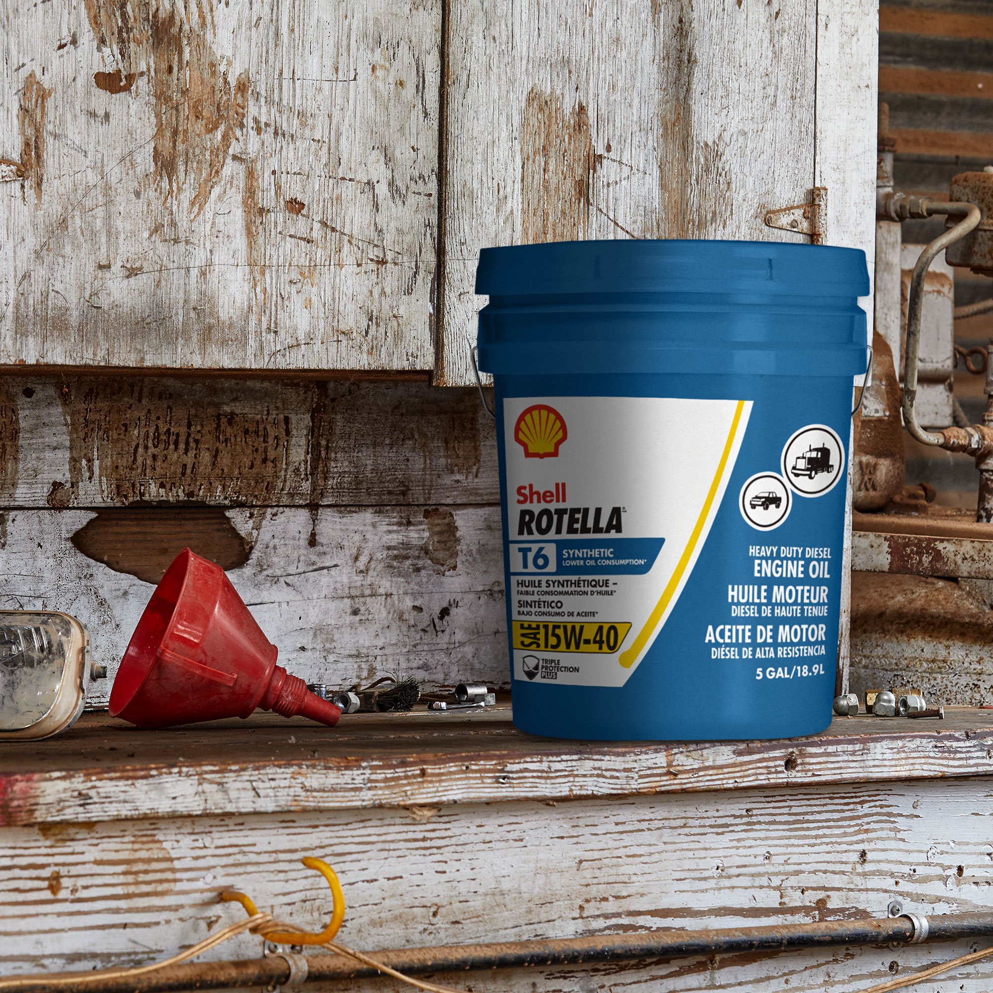 Rotella T6 15w40 5 Gallon