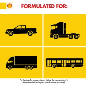 Shell Rotella T6 Multi-Vehicle Full Synthetic 5W-30 Diesel Engine Oil, 1 Gallon