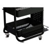 Simply Tidy Gramercy Rolling Cart, Black
