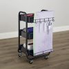 Simply Tidy Gramercy Rolling Cart, Black