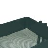 Simply Tidy Lexington 3-Tier Rolling Cart, Emerald