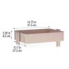 Simply Tidy Lexington 3-Tier Rolling Cart, Rose Gold