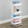 Simply Tidy White Lexington 4-Tier Rolling Cart