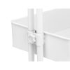 Simply Tidy White Lexington 4-Tier Rolling Cart