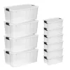 Sterilite 116-Qt. Latch Lid Tote (4-Pack), 18-Qt. Latch Lid Tote (6-Pack)