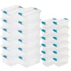 Sterilite Clear Medium Storage Tote, 12 Pack, & Large Storage Tote, 12 Pack