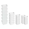 Sterilite Multi-Size Plastic Storage Basket Bin Organizer Bundle Set (30 pieces)