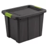 Sterilite Tuff1 Latching 18 Gal. Plastic Storage Container and Lid (12 Pack)