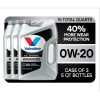 Valvoline Advanced Full Synthetic 0W-20 Motor Oil 5 QT, Case of 3