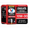 Valvoline High Mileage MaxLife 10W-30 Synthetic Blend Motor Oil 12 QT Garage Box