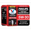 Valvoline High Mileage MaxLife 5W-30 Synthetic Blend Motor Oil 12 QT Garage Box