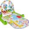 Fisher-Price Deluxe Kick & Play Removable Piano Gym, Green