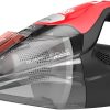 Dirt Devil Plus 16V Quick Flip Pro Cordless 16 Volt Lithium Ion Bagless Handheld Vacuum Cleaner, Red BD30025B