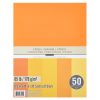 Recollections 12 Packs 50 ct. (600 total) Citrus 8.5 x 11 Cardstock Paper