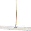 Tidy Tools Commercial Dust Mop & Floor Sweeper – 60 X 5 in. Cotton Mop Head, 63 in. Wooden Broom Handle & Metal Frame