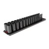 TEKTON SID91203 3/8 in. Drive Deep 6-Point Impact Socket Set, 34-Piece (1/4-1 in, 6 mm - 24 mm)