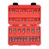 TEKTON SHD99301 1/4, 3/8 in. Drive Universal Joint Socket Set (33-Piece)