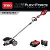 Toro 51833 8 in. 60V Max Lithium Ion Cordless Electric Lawn Edger - Battery and Charger Included