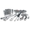 CRAFTSMAN 83-Piece Standard (SAE) and Metric Polished Chrome Mechanics Tool Set with Hard Case